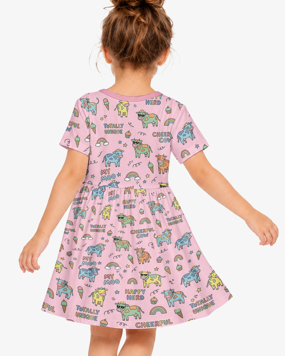 Not Your Ordinary Cow Bamboo Twirl Dress