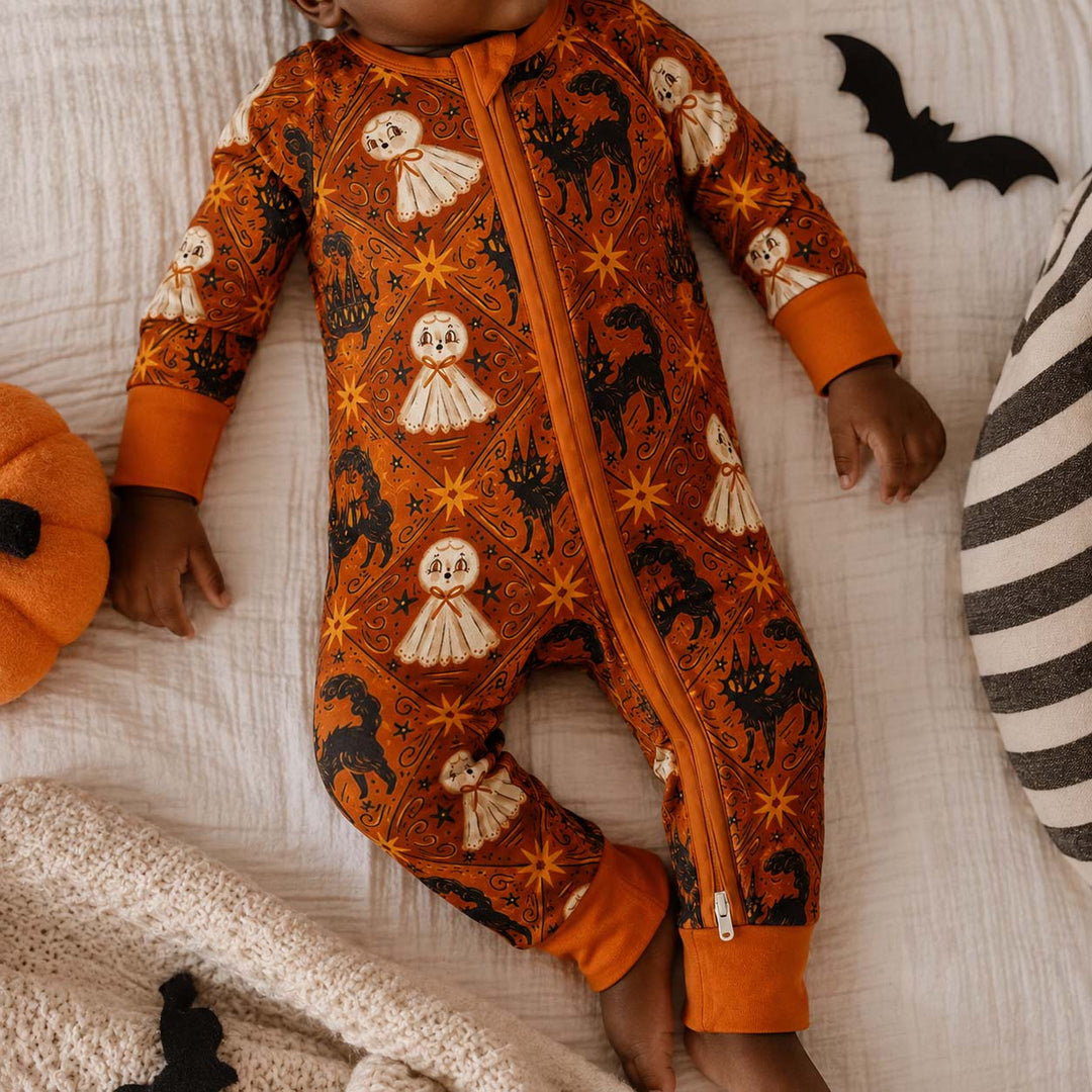Vintage Ghost Night Bamboo Convertible Zippy