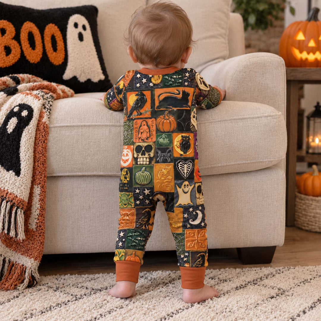 Vintage Halloween Fright Night Bamboo Convertible Zippy