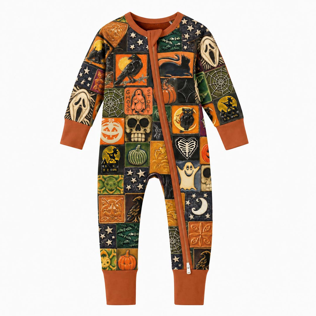 Vintage Halloween Fright Night Bamboo Convertible Zippy
