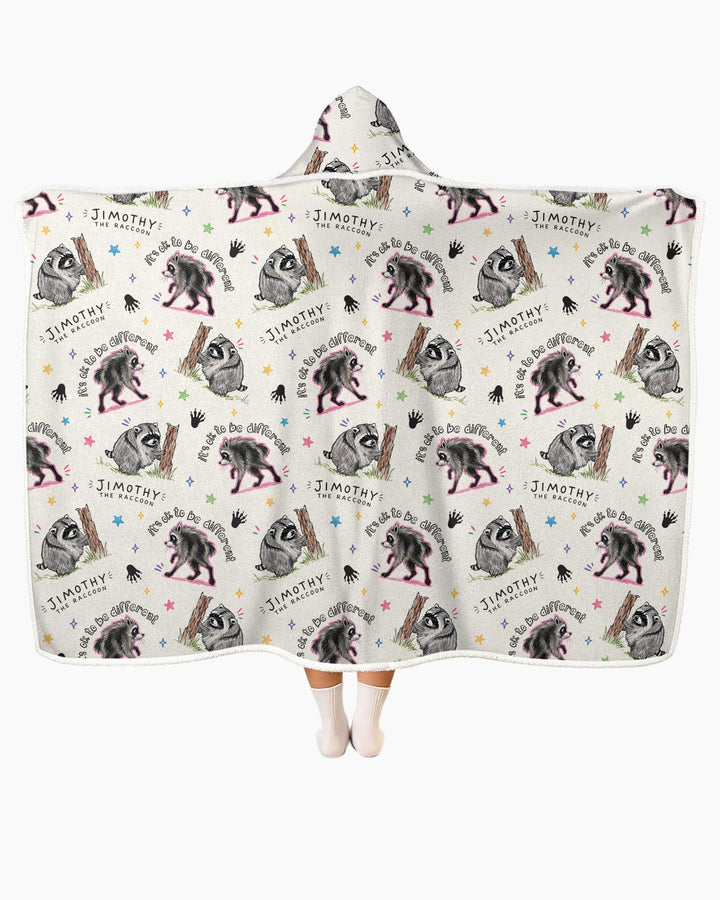It's Okay to be Jimothy Bamboo Wearable Hooded Blanket