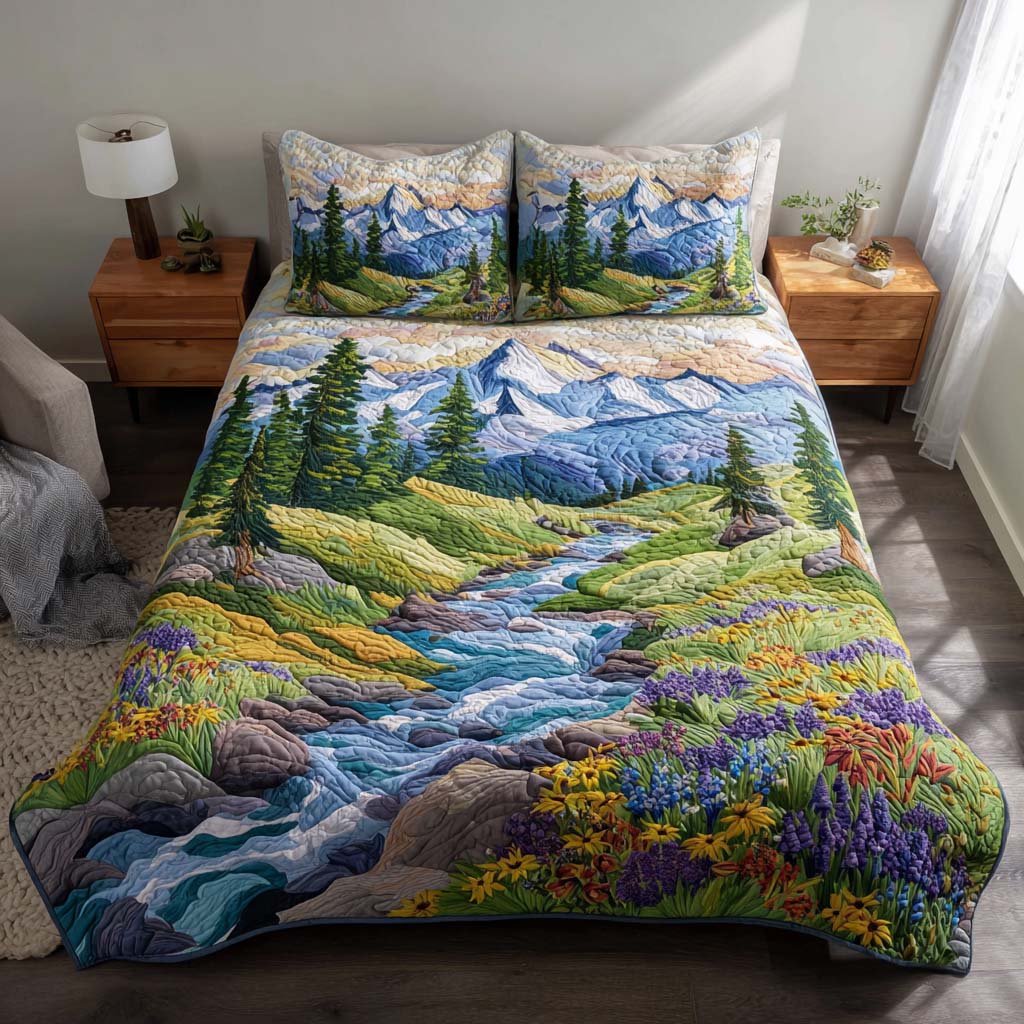 Wild Beauty Within Bamboo Quilt Bedding Set