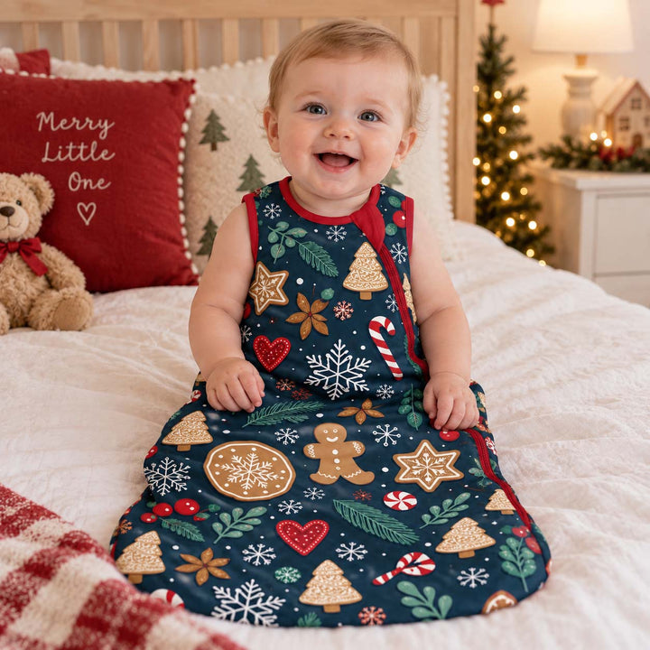 Winter Gingerbread Sweets Bamboo Sleep Bag