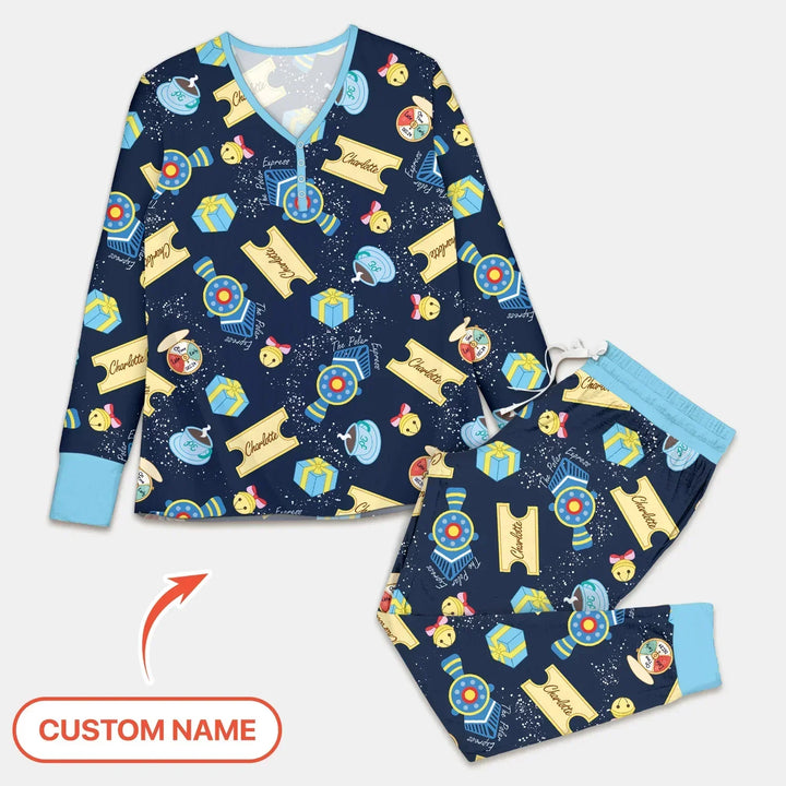 Vorlage für individuelles Damen-Pyjama-Set