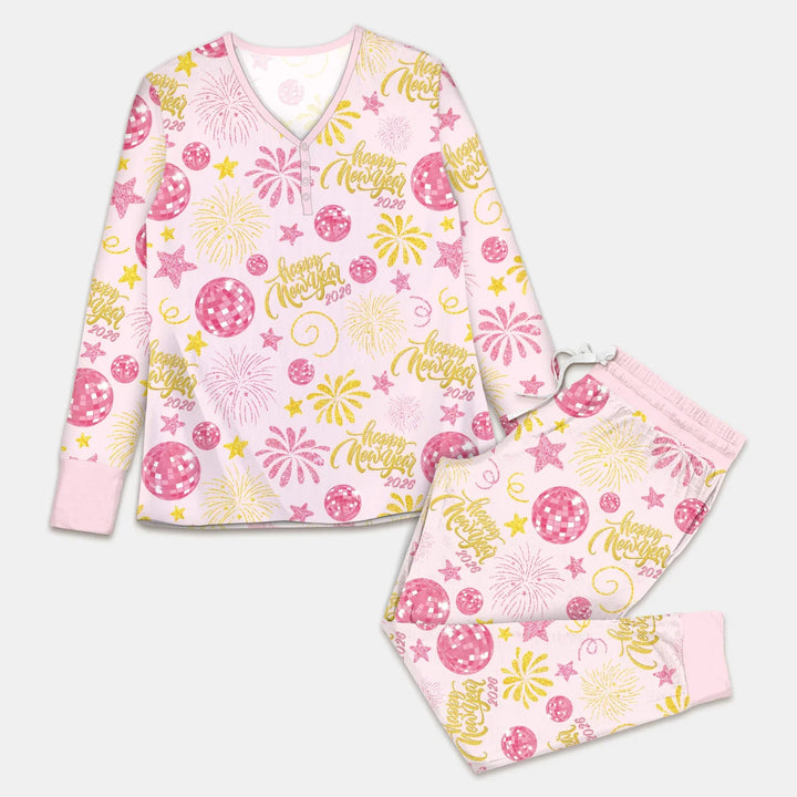 New Year's Eve Celebration Bamboo Women Pajama Set