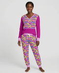 Kente Vibes Damen Pyjama Set aus Bambus im Partnerlook