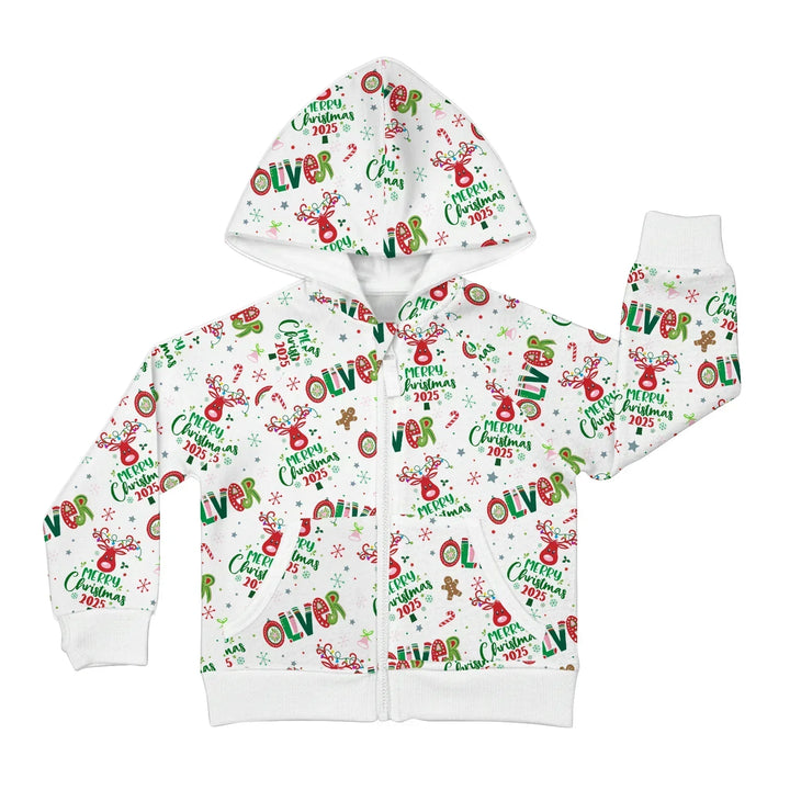 Benutzerdefinierter Name "Launische Kleinigkeiten" Kapuzenpullover aus Bambus mit Reißverschluss