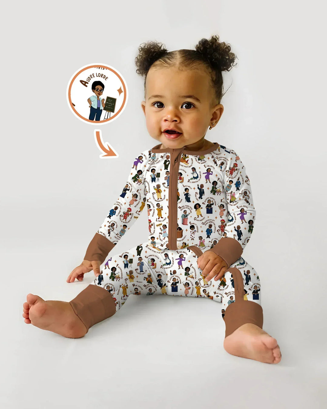 Gerippte Babykleidung mit individuellem Foto - Weich &amp; Skizzenhaft