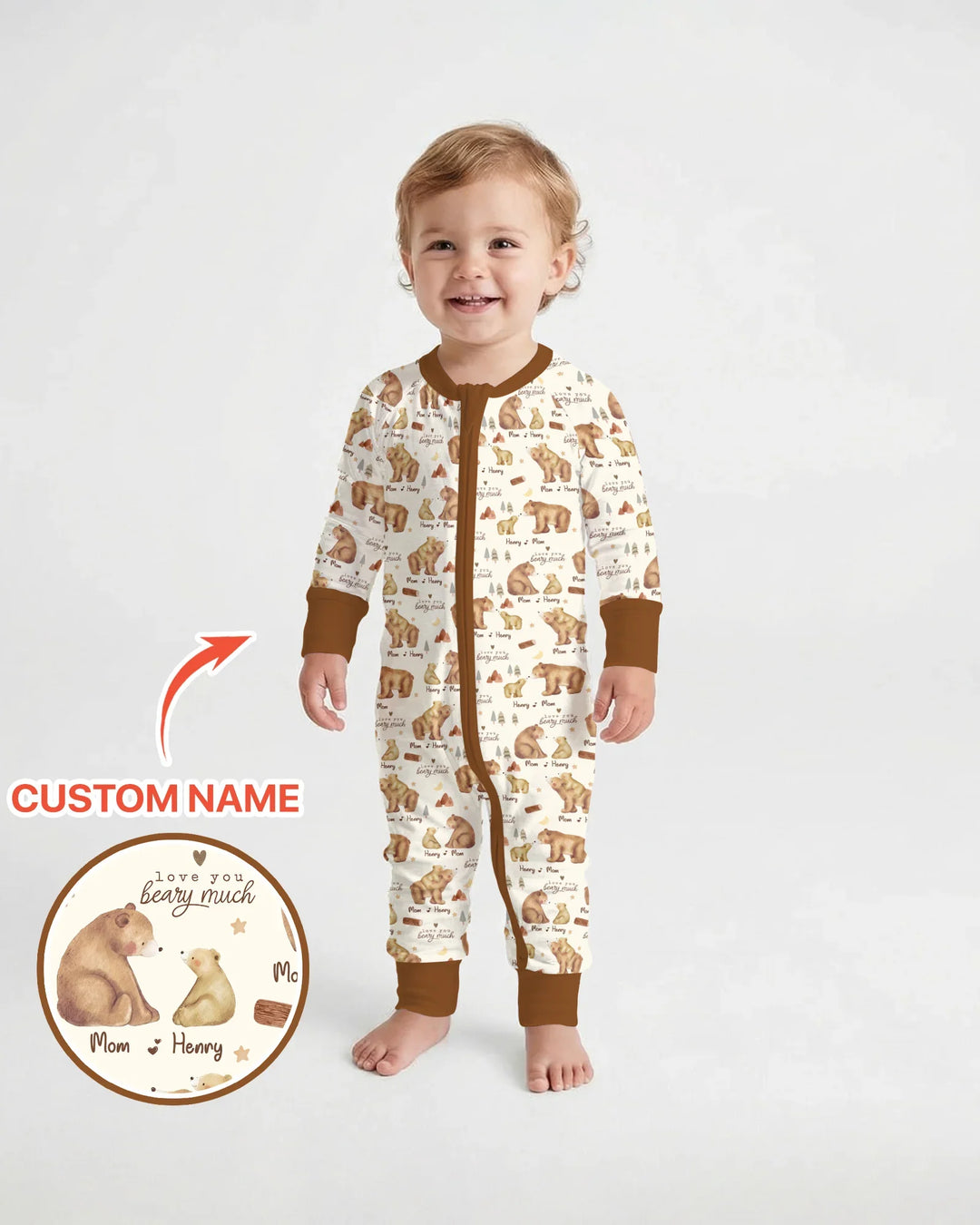 Gerippte Babykleidung mit individuellem Foto - Weich &amp; Skizzenhaft