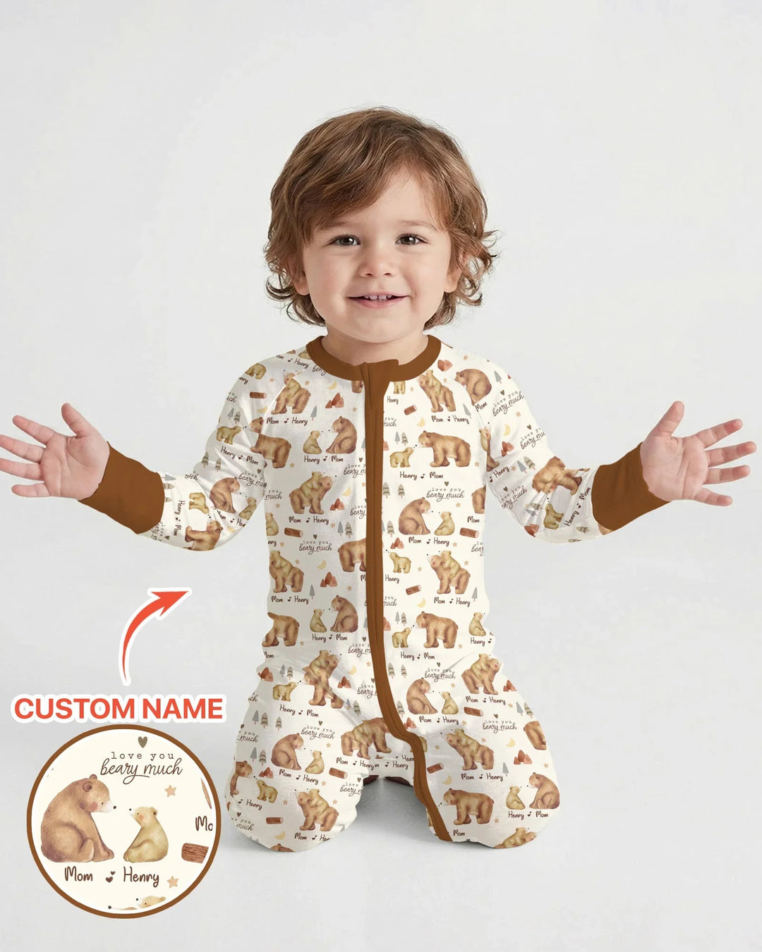 Gerippte Babykleidung mit individuellem Foto - Weich &amp; Skizzenhaft