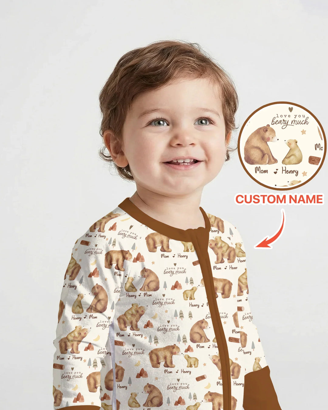 Gerippte Babykleidung mit individuellem Foto - Weich &amp; Skizzenhaft