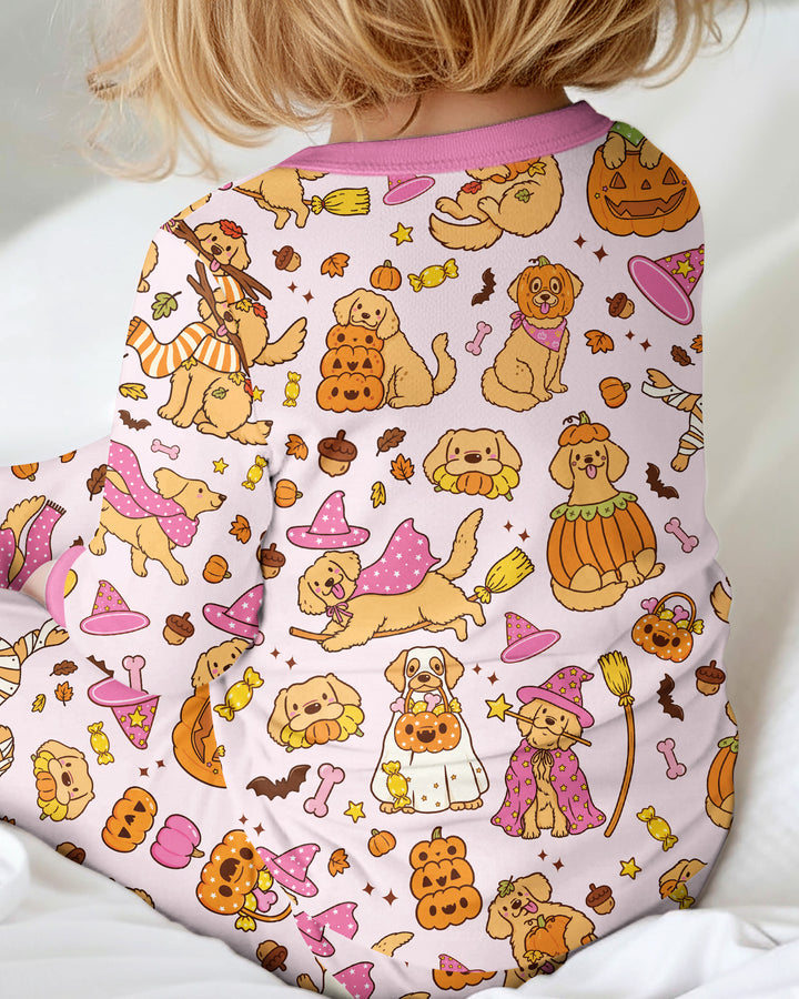 Spooky Golden Pups Bamboo Convertible Zippy