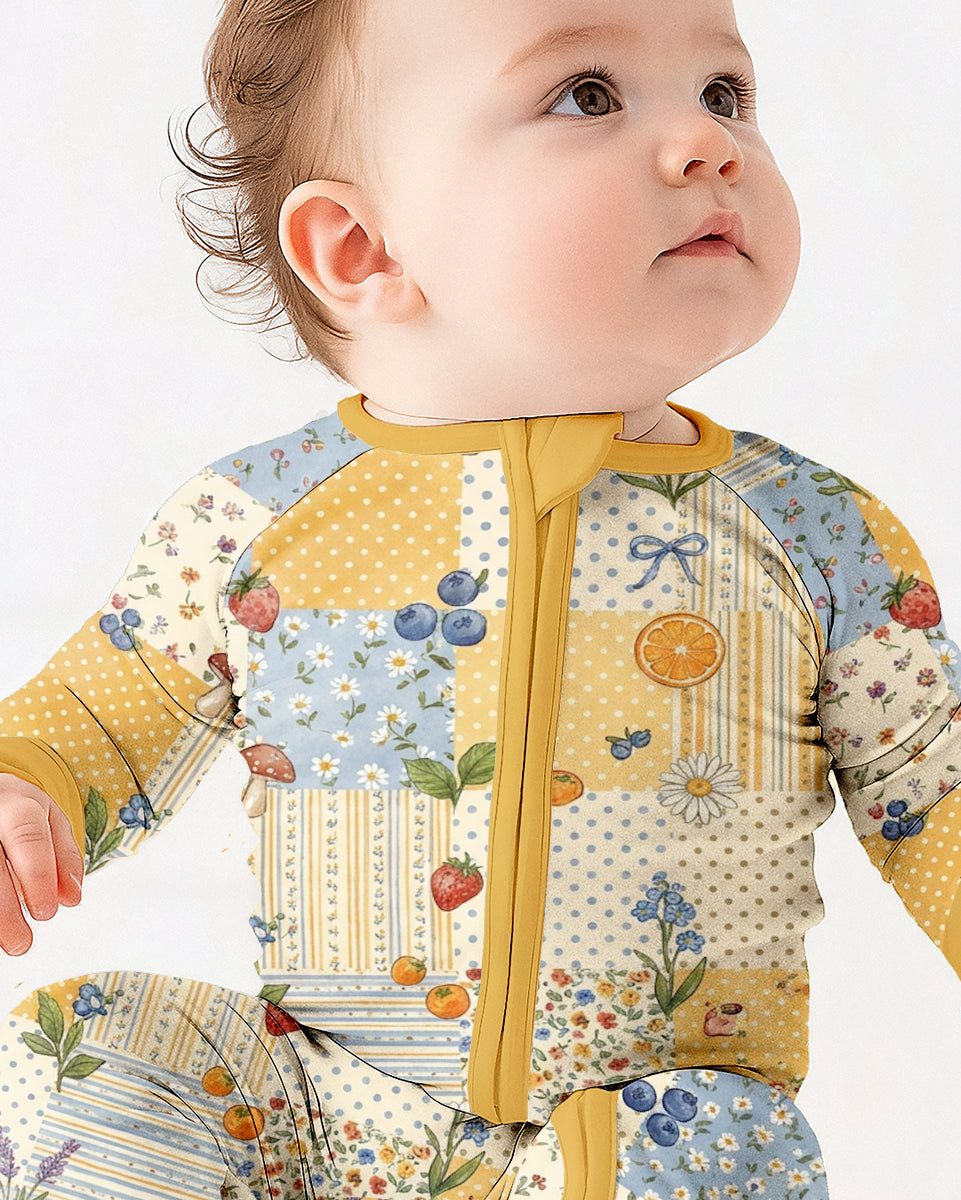 Lavender Orange Jam Bamboo Convertible Zippy