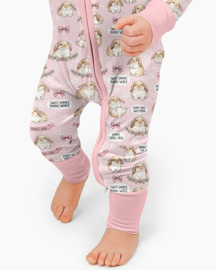 Sweet Bunny Worlds Bamboo Convertible Zippy