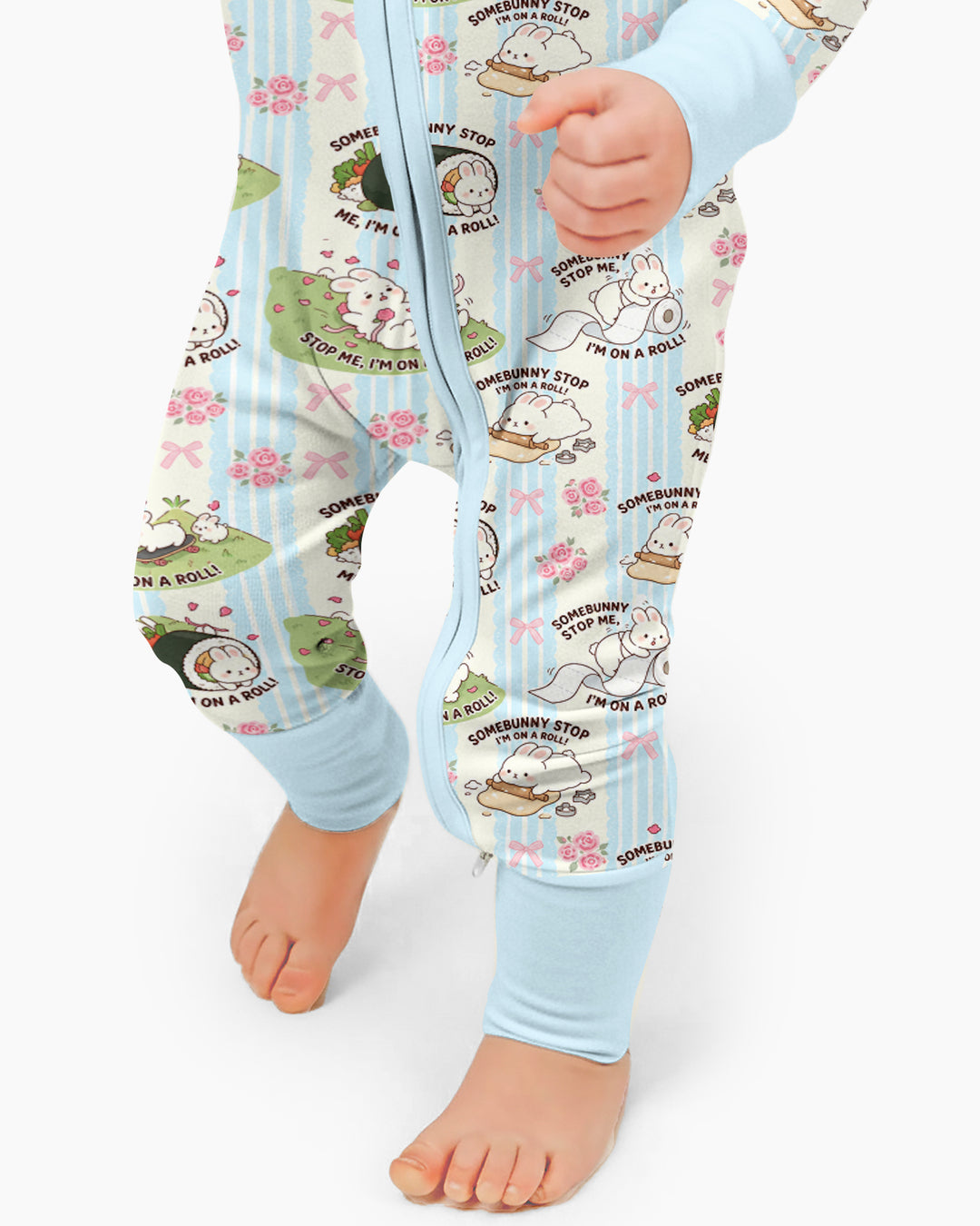 Bunny On A Roll Bamboo Convertible Zippy