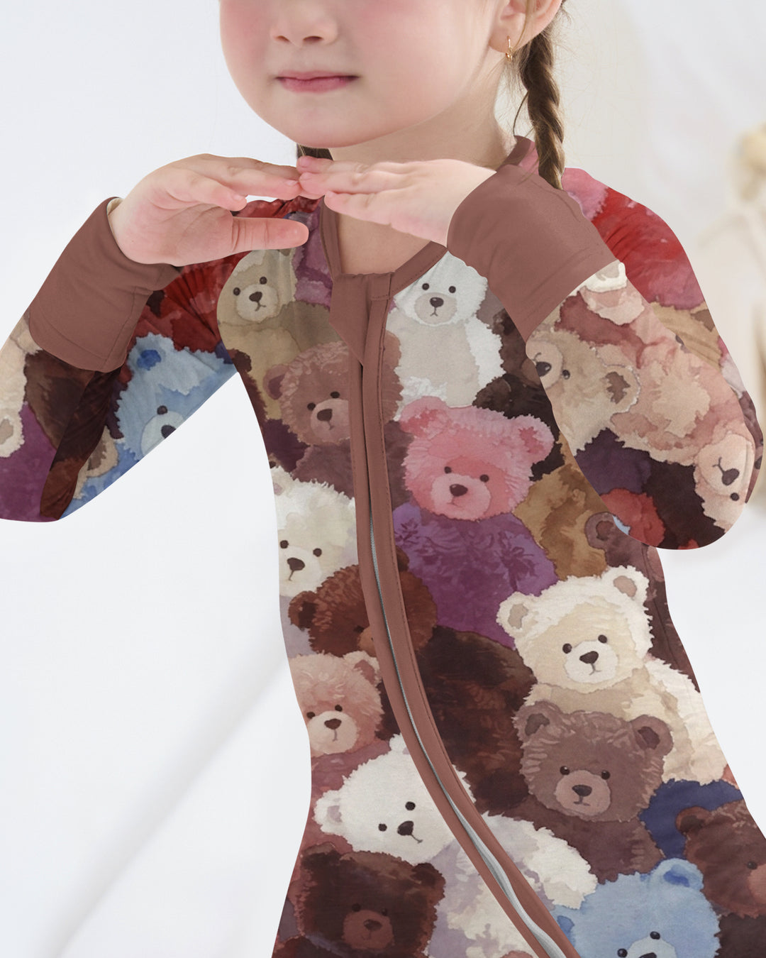Teddy Bear Hug Jam Bamboo Convertible Zippy
