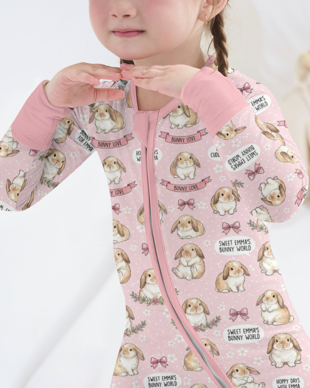 Sweet Bunny Worlds Bamboo Convertible Zippy
