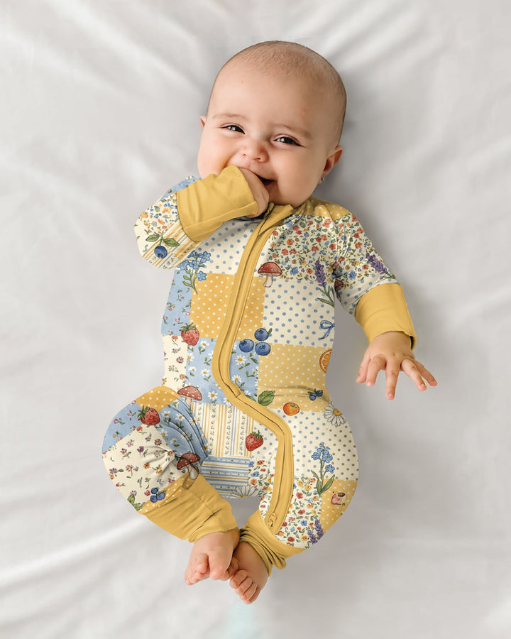 Lavender Orange Jam Bamboo Convertible Zippy