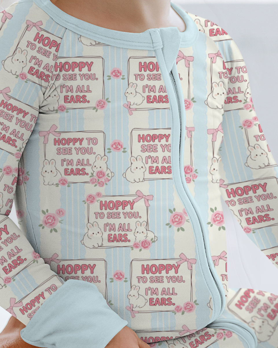 Hoppy To See You Bamboo Convertible Zippy