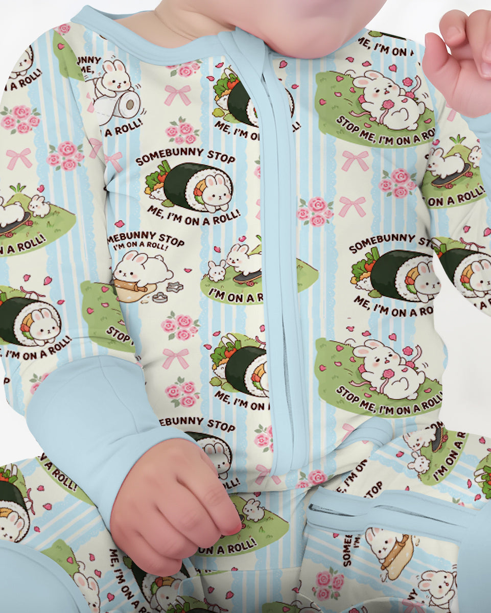 Bunny On A Roll Bamboo Convertible Zippy