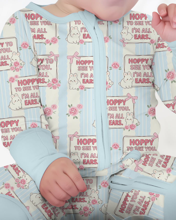 Hoppy To See You Bamboo Convertible Zippy