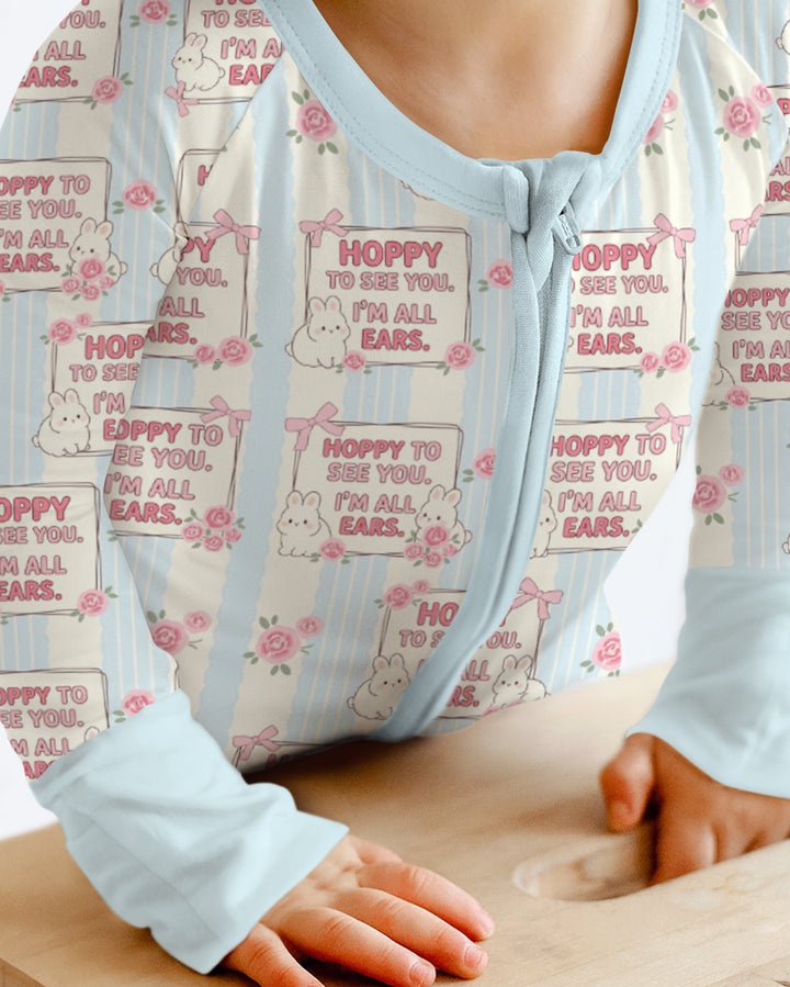Hoppy To See You Bamboo Convertible Zippy