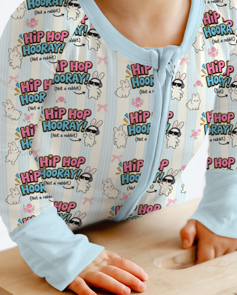 Hip Hop Bunny Bamboo Convertible Zippy