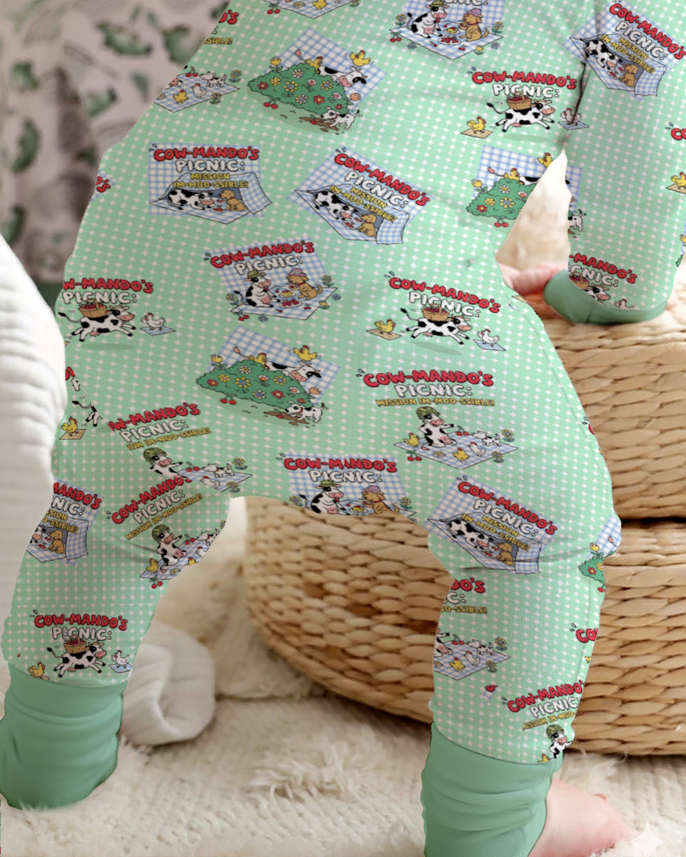 Mission Im-moo-sible Bamboo Convertible Zippy