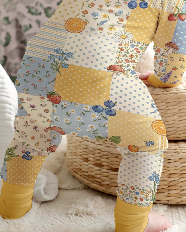 Lavender Orange Jam Bamboo Convertible Zippy