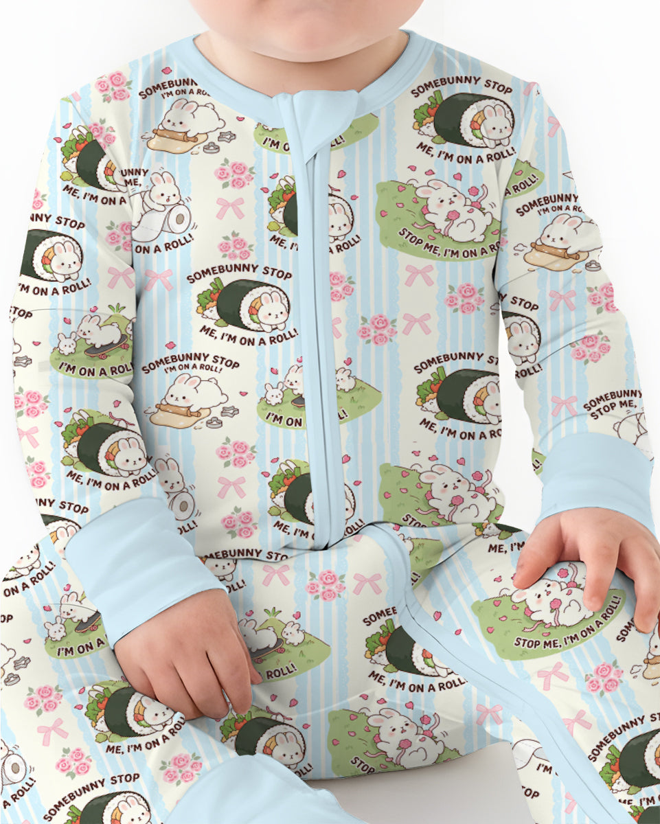 Bunny On A Roll Bamboo Convertible Zippy