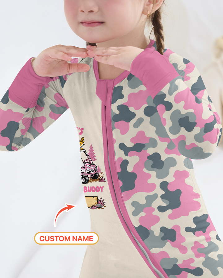Custom Name Daddy's Hunting Buddy Bamboo Convertible Zippy