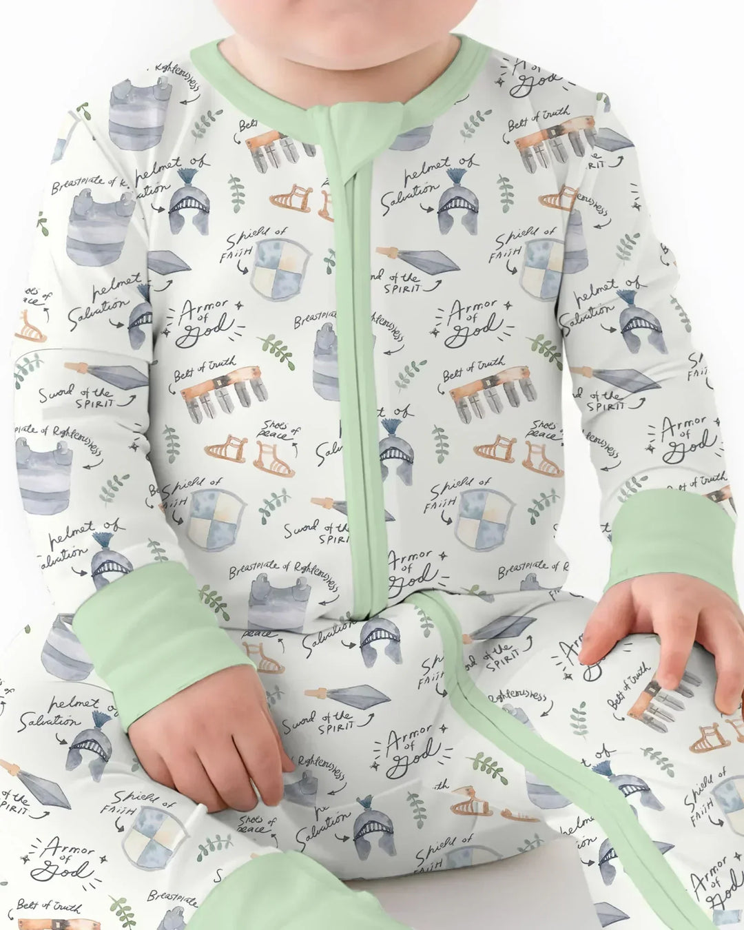 Gerippte Babykleidung mit individuellem Foto - Weich &amp; Skizzenhaft