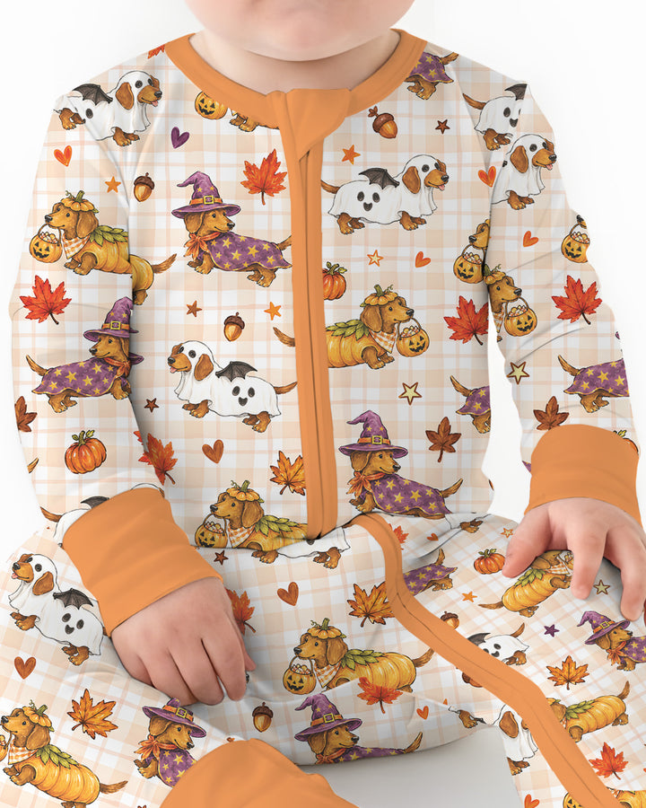 Spooky Dachshund Bamboo Convertible Zippy