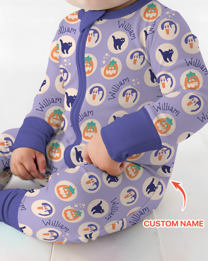 Boo Crew Custom Name Bamboo Convertible Zippy