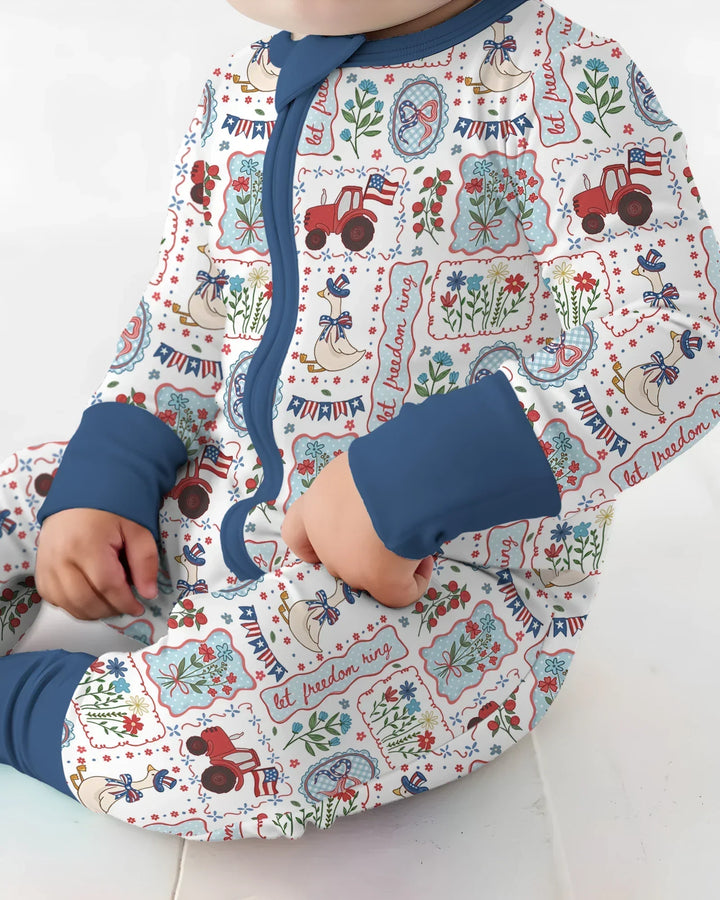 Gerippte Babykleidung mit individuellem Foto - Weich &amp; Skizzenhaft