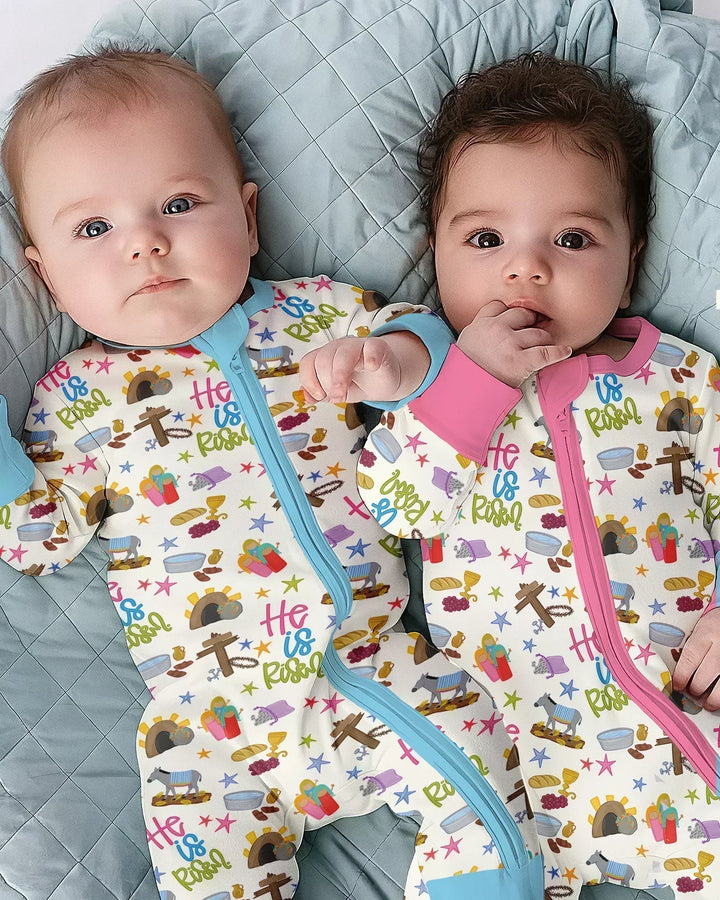 Bible Story Easter Family Matching Bamboo Convertible Zippy