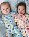 Gerippte Babykleidung mit individuellem Foto - Weich &amp; Skizzenhaft