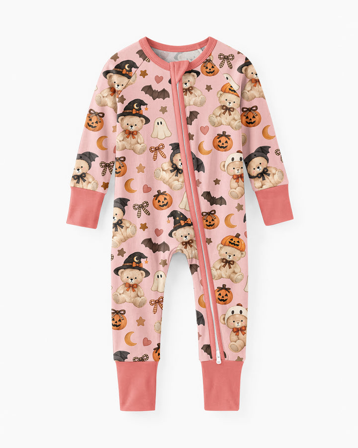 Cozy Coquette Teddy Bear Halloween Bamboo Convertible Zippy
