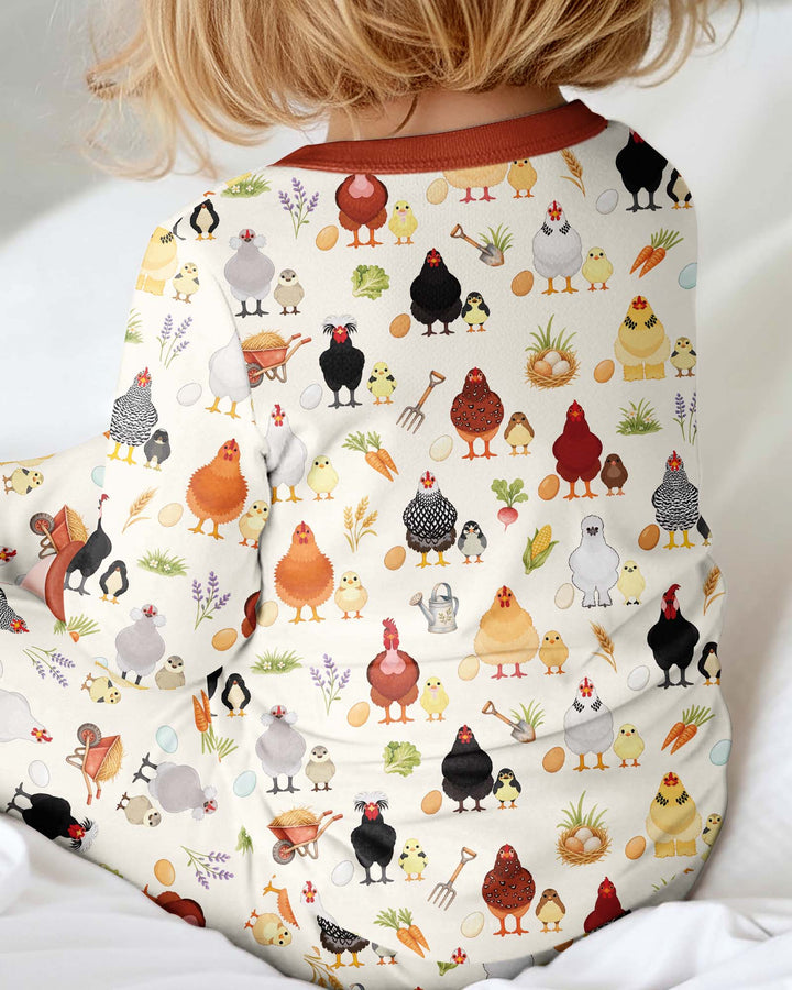 Chicks & Eggs Bamboo Convertible Zippy