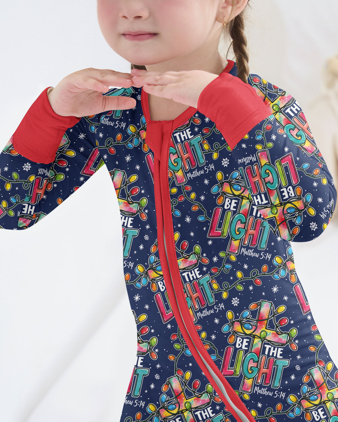 Christian Cross Be The Light Bamboo Convertible Zippy