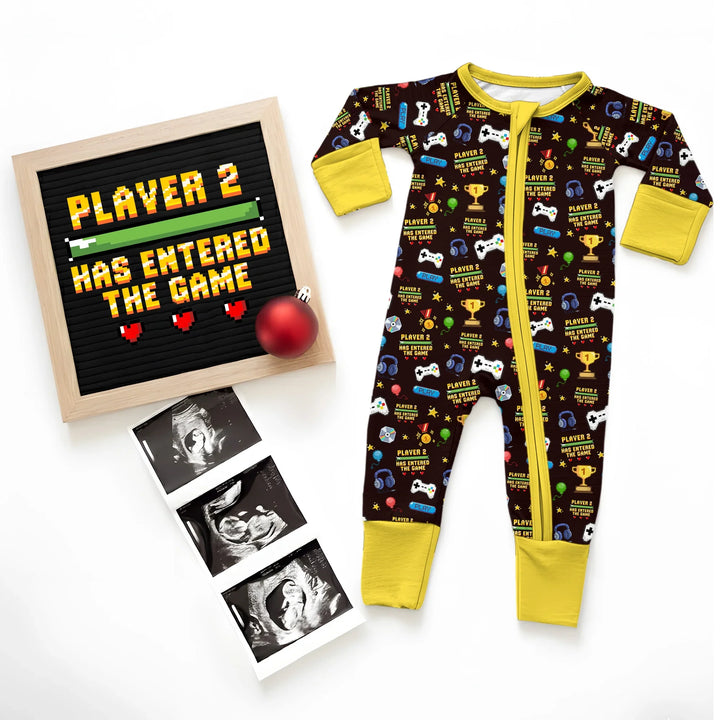 Gerippte Babykleidung mit individuellem Foto - Weich &amp; Skizzenhaft