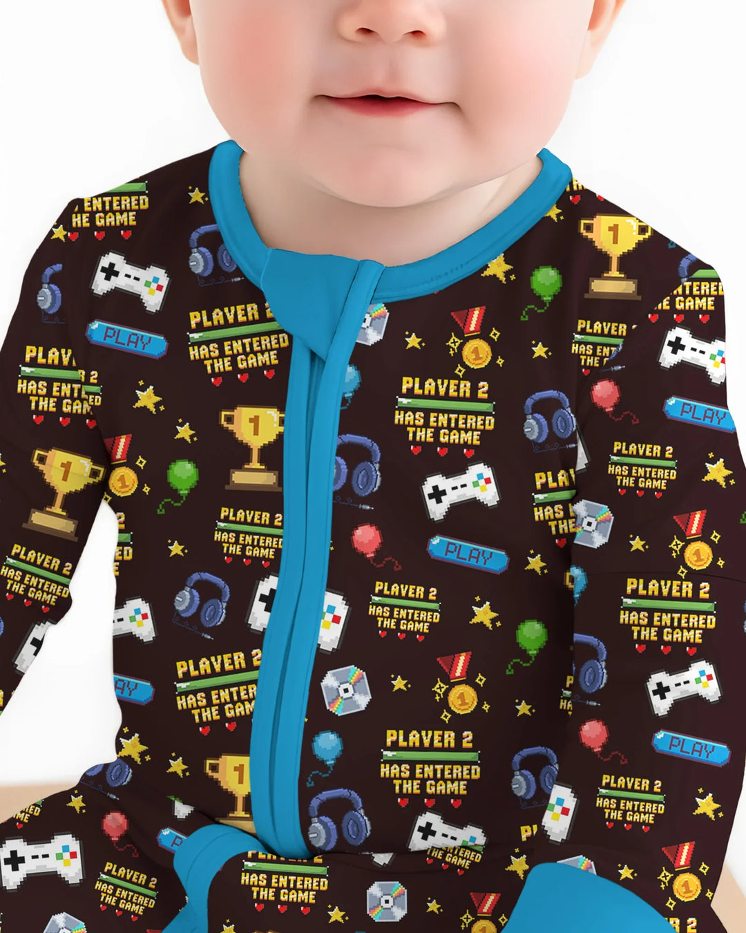 Gerippte Babykleidung mit individuellem Foto - Weich &amp; Skizzenhaft