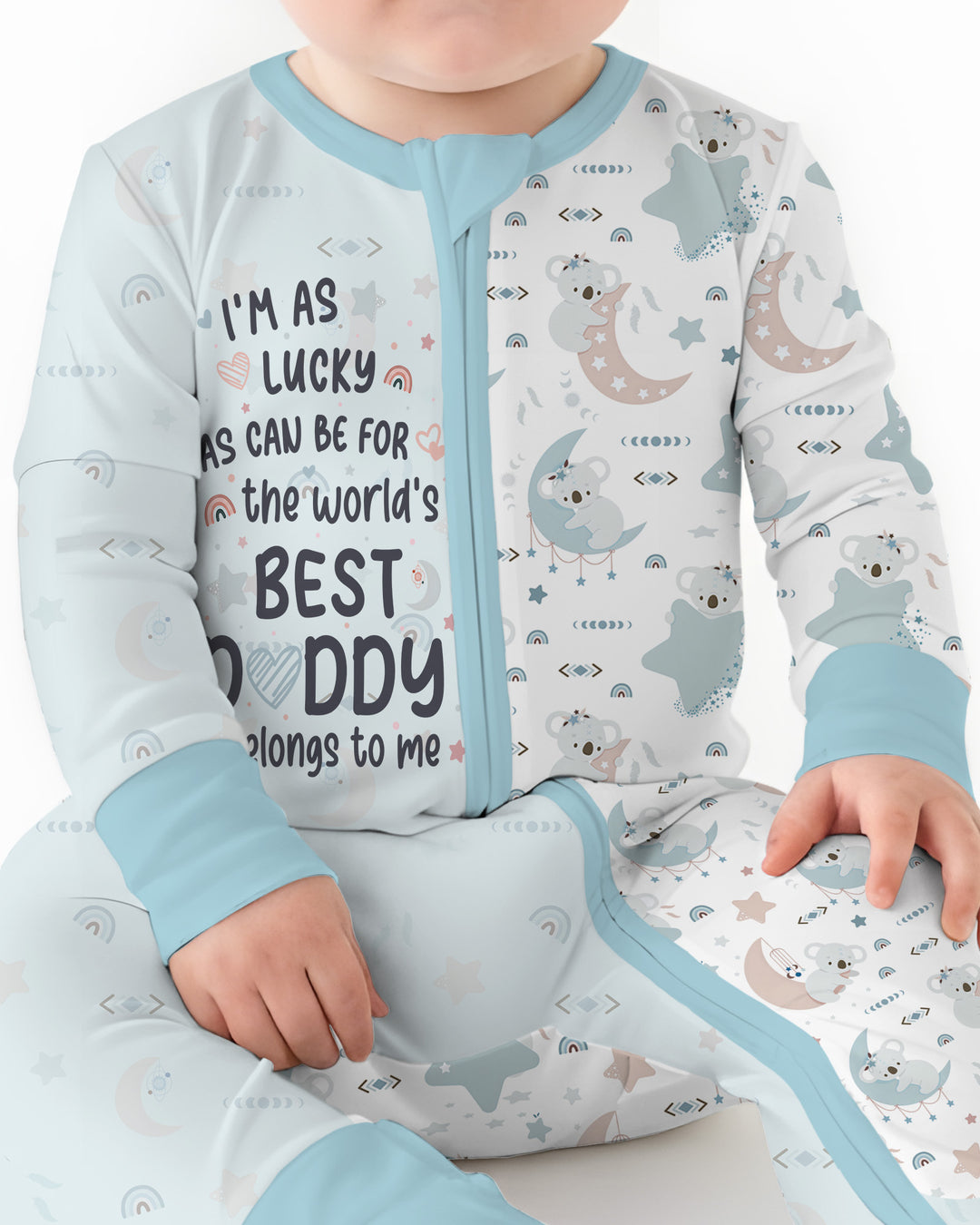 The World's Best Daddy Belongs To Me Bamboo Convertible Zippy