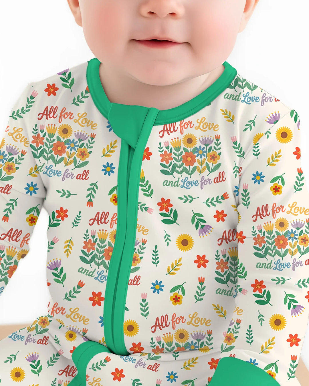Gerippte Babykleidung mit individuellem Foto - Weich &amp; Skizzenhaft