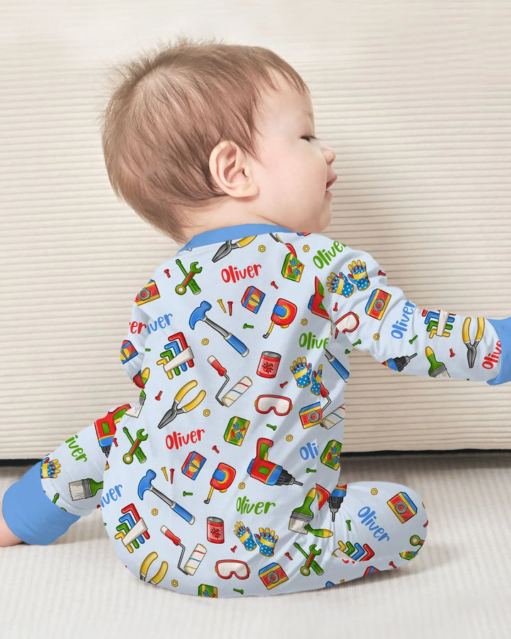 Gerippte Babykleidung mit individuellem Foto - Weich &amp; Skizzenhaft