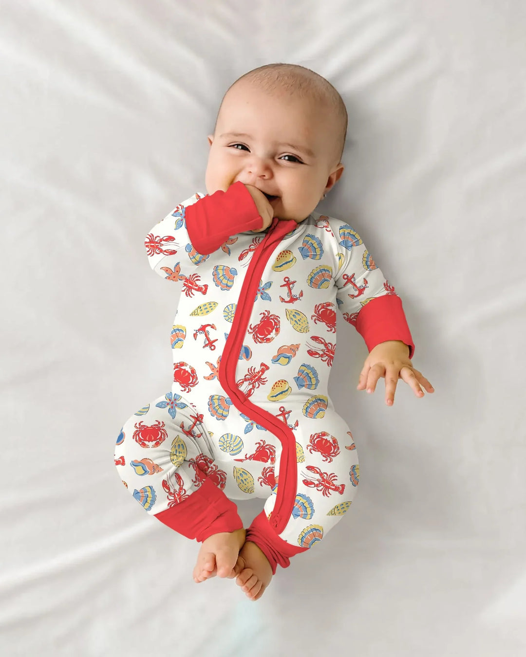 Gerippte Babykleidung mit individuellem Foto - Weich &amp; Skizzenhaft