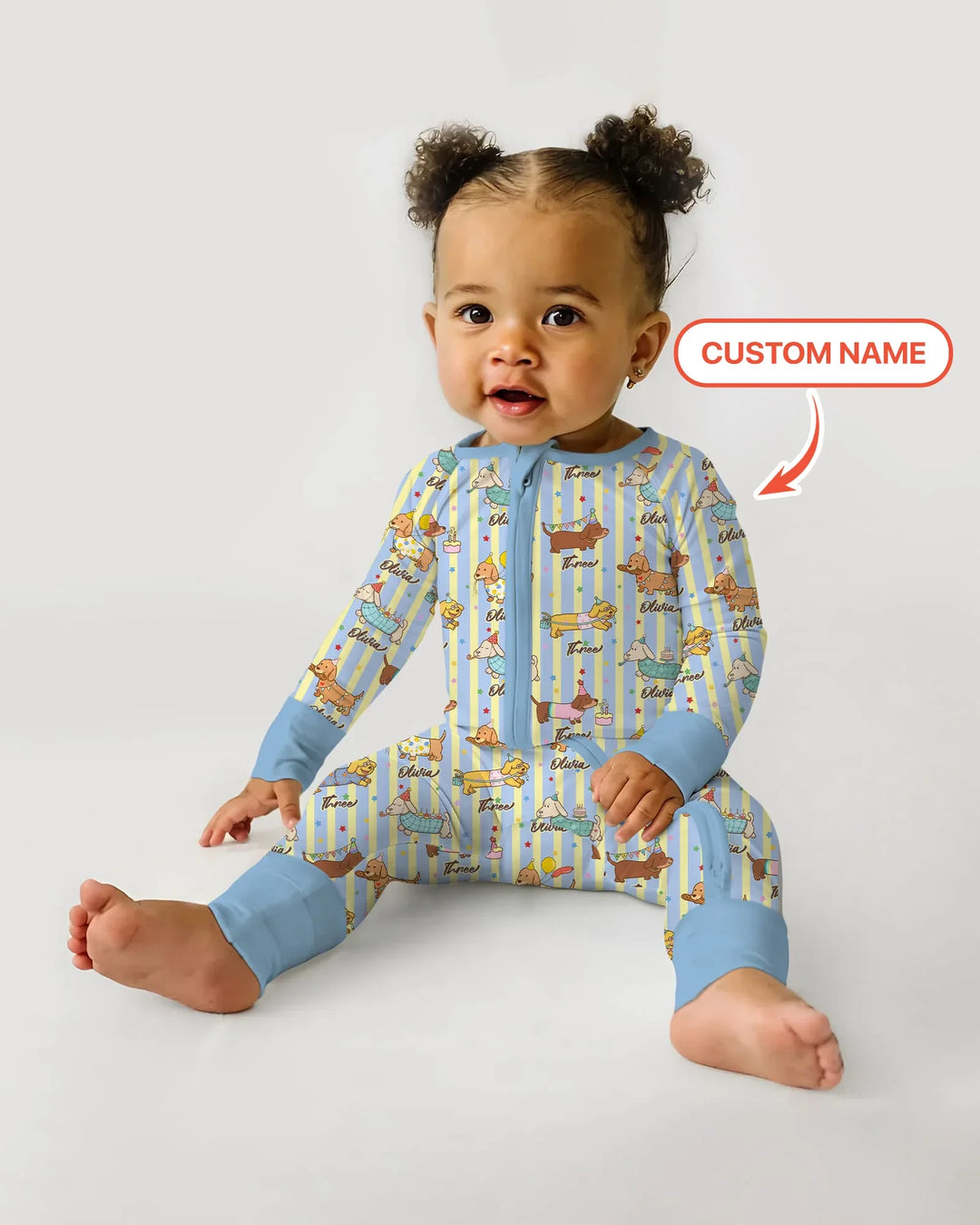 Gerippte Babykleidung mit individuellem Foto - Weich &amp; Skizzenhaft