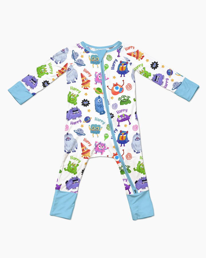 Monster Mash Crew Custom Name Bamboo Convertible Zippy