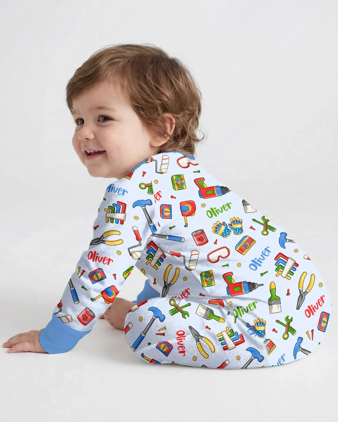 Gerippte Babykleidung mit individuellem Foto - Weich &amp; Skizzenhaft