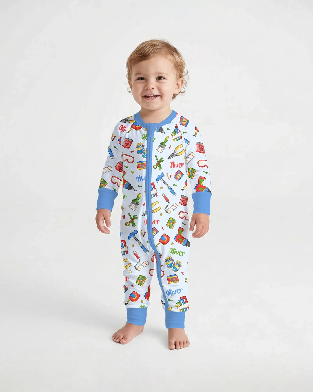 Gerippte Babykleidung mit individuellem Foto - Weich &amp; Skizzenhaft